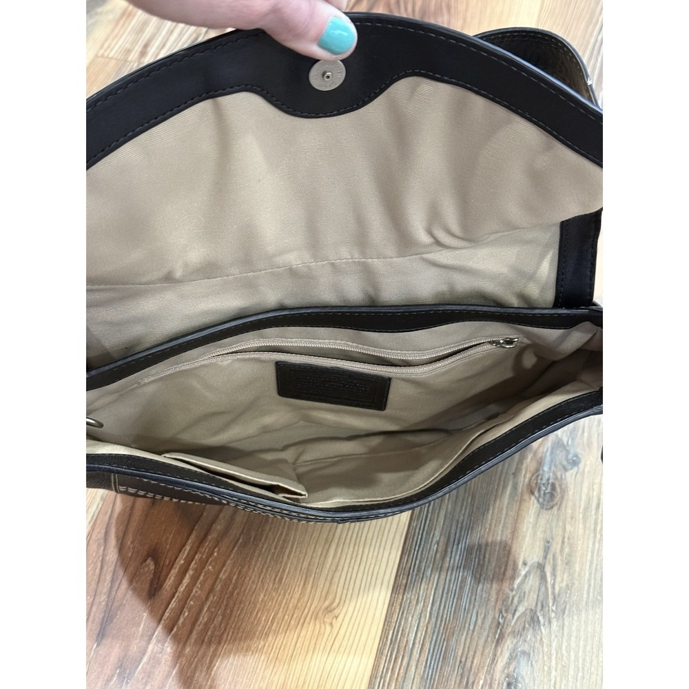 Coach Soho Pebbled Black Leather Slouchy Hobo Shoulder Bag Y2K D1051-F12336 - Picture 6 of 16